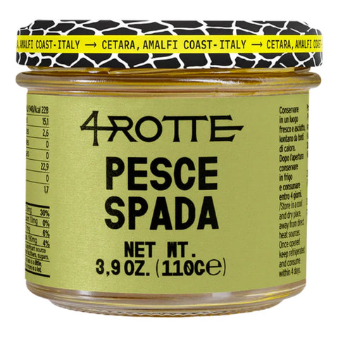Armatore 4 Rotte Pesce Spada in Olio di Oliva (Swordfish in olive oil) 110g