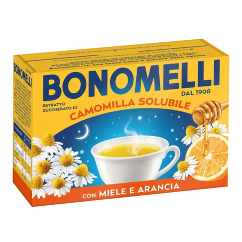 Bonomelli Camolilla Solubile con Miele e Arancia (Instant chamomile honey & orange) 20 sachets