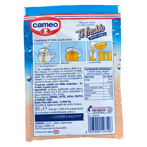 Cameo Tè Freddo alla Pesca (Soluble peach iced tea) 90g