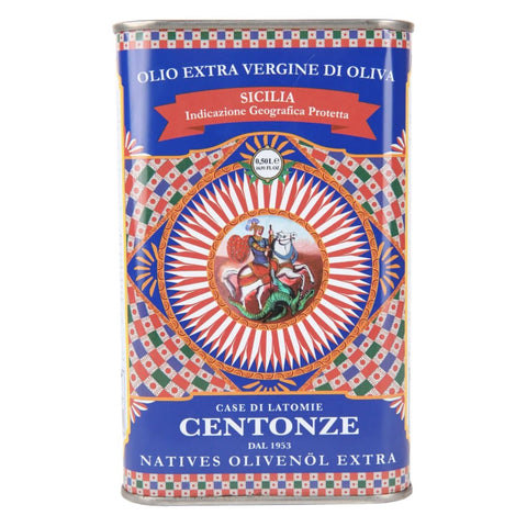 Centonze Olio Extra Vergine di Oliva Sicilia IGP (Sicilian EVOO) 500Ml