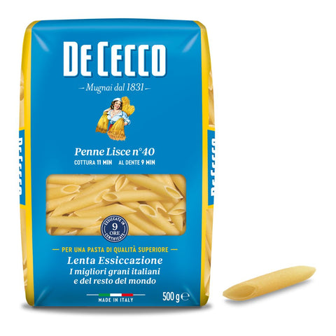 De Cecco Penne Lisce Nº 40 500g