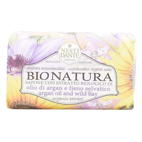 Nesti Dante Bio Natura Sapone Olio di Argan e Fieno Selvatico (Soap Bar argan oil and wild hay) 250g