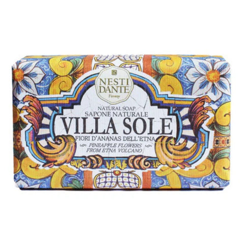 Nesti Dante Villa Sole Fiori d'Anans dell'Etna Soapone Naturale (Pineapple flowers natural soap) 250g