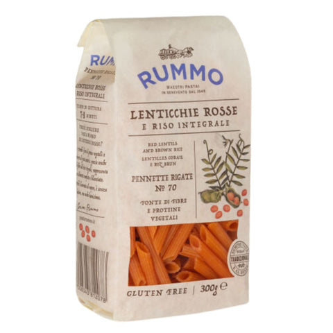 Rummo Pennette Rigate alle Lenticchie (Red Lentil) Nº 70 300g