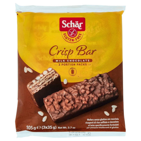 Schar Crisp Bar with Milk Chocolate 105g