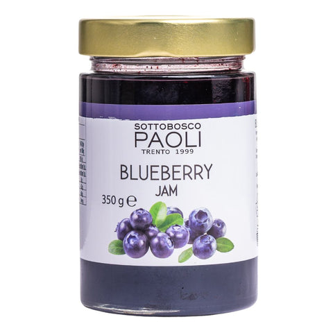 Sottobosco Paoli Confettura Extra di Mirtilli (Blueberry jam) 350g