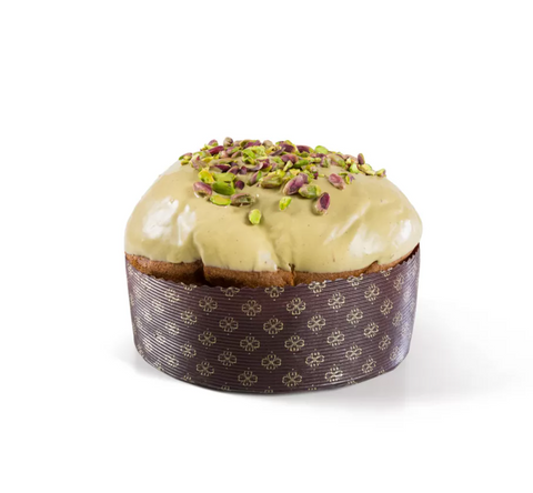 Buy Fratelli Sicilia Panettone Pistachio with 200gr pistachio cream jar at La Dispensa