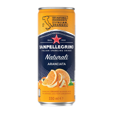 Buy San Pellegrino Aranciata Can 4x330ml at La Dispensa