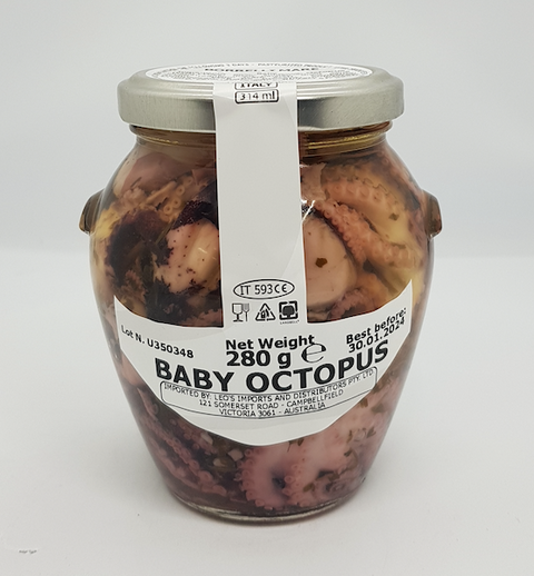 Buy Borrelli Marinated Baby Octopus in Oil 280g at La Dispensa