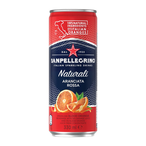 Buy San Pellegrino Aranciata Rossa Can 4x330ml at La Dispensa