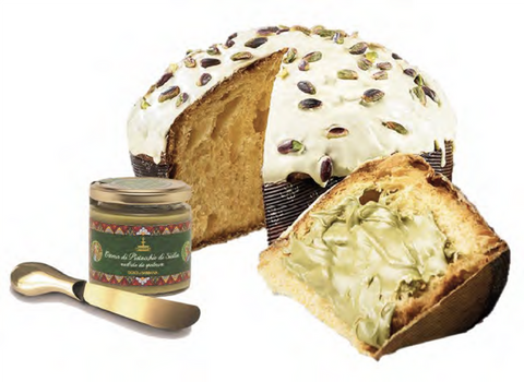 Buy Dolce & Gabbana Panettone with Sicilian pistachio & white chocolate 1Kg at La Dispensa