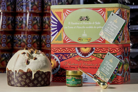 Buy Dolce & Gabbana Panettone with Sicilian pistachio & white chocolate 1Kg at La Dispensa