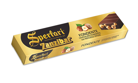 Buy Zanzibar Sperlari Dark Chocolate Nougat with Hazelnuts 150g at La Dispensa