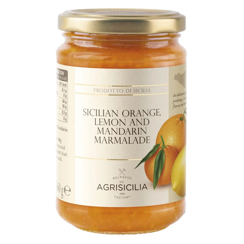 Agrisicilia Citrus Marmalade (Orange, Lemon, Mandarin) 360g