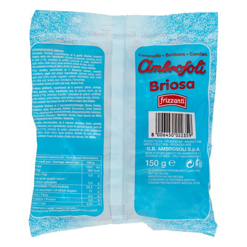 Ambrosoli Briosa Frizzanti (Fizzy fruits lollies) 150g