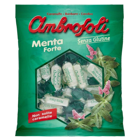 Ambrosoli Menta Forte (Mint lollies) 150g