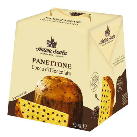 Antica Scala Panettone Gocce di Cioccolato (Choc chips) 750g