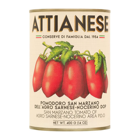 Attianese Pomodori San Marzano dell'Agro Sarnese-Nocerino DOP (San Marzano tomatoes) 400g