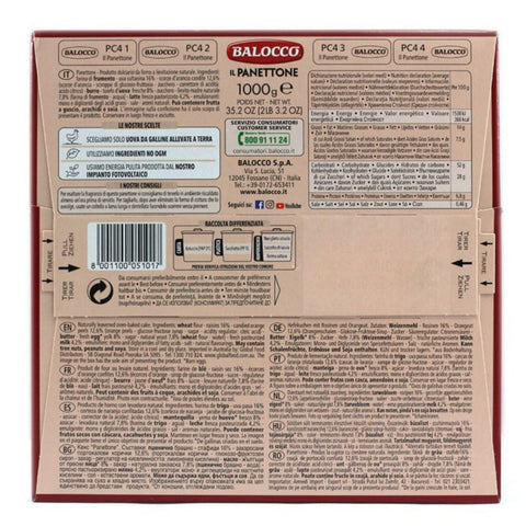 Balocco Panettone Classico 1Kg