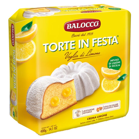 Balocco Torte in Festa Voglia di Limone (Lemon cream cake) 400g