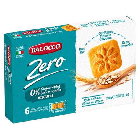 Balocco Zero Biscuits Oat Flakes & Rice Flour 230g
