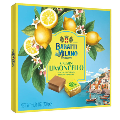 Baratti & Milano Confezione Cremino Limoncello (Limoncello and hazelnut) 220g