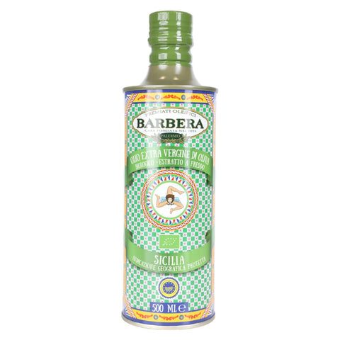 Barbera Organic Extra Virgin Olive Oil Tin 500ml