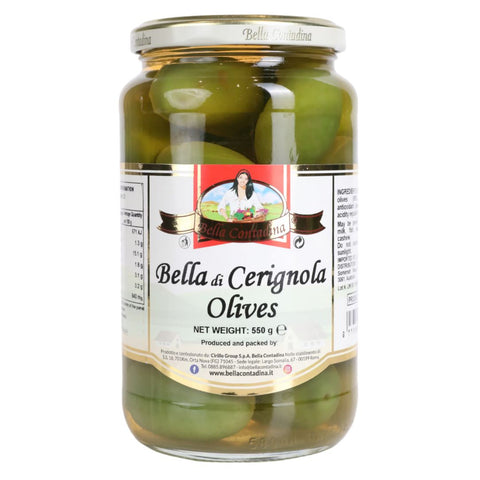 Bella Contadina Bella di Cerignola Olives Jumbo 550g