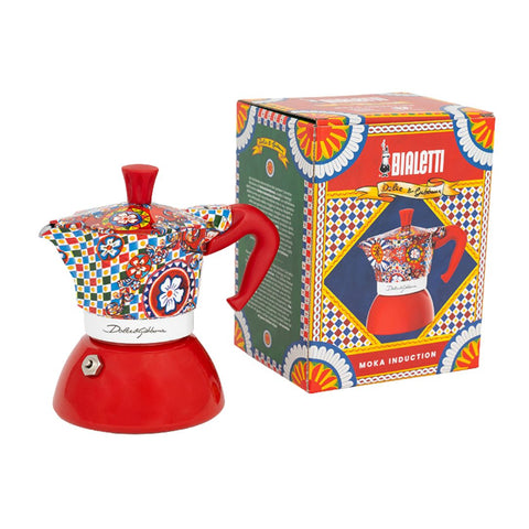 Bialetti Dolce&Gabbana Moka Induction 2 Cup Carretto