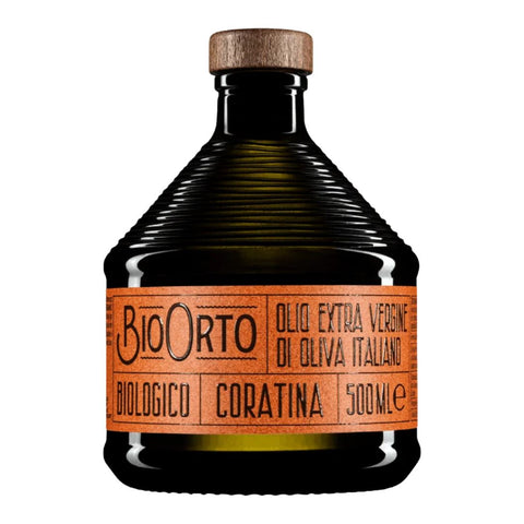 BioOrto Olio Extravergine di Oliva Coratina Biologico (Organic EVOO monocultivar) 500ml