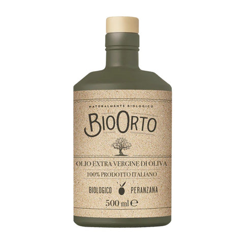 BioOrto Olio Extravergine di Oliva Peranzana Biologico (Organic EVOO monocultivar) 500ml