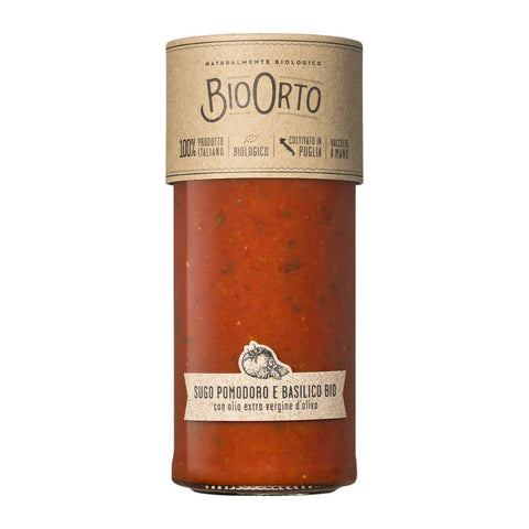 BioOrto Sugo Pomodoro e Basilico Bio (Organic tomato sauce with basil) 550g