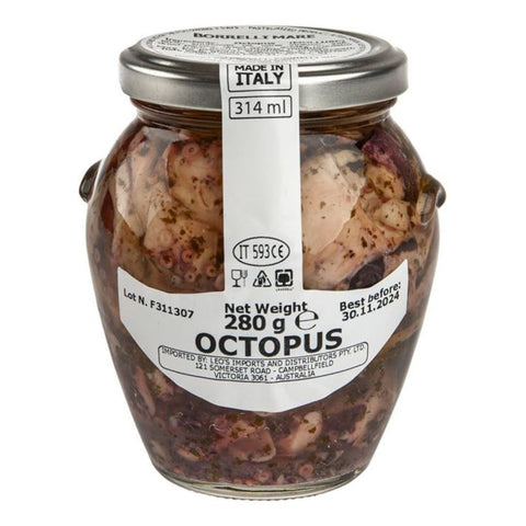 Borrelli Marinated Octopus in Oil 280g