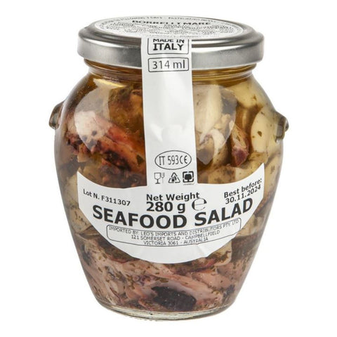 Borrelli Marinated Seafood Salad in Oil 280g