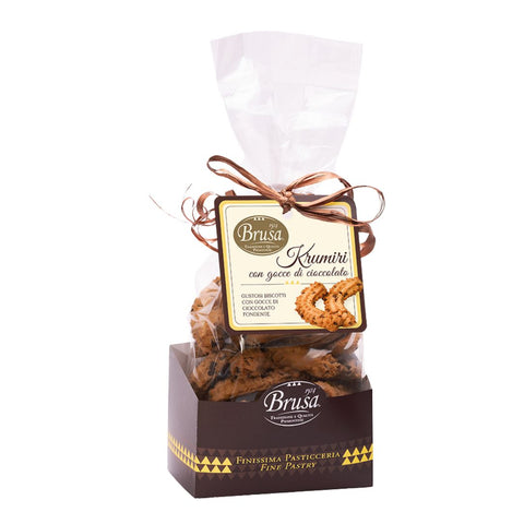 Brusa Krumiri con Gocce di Cioccolato (Choc chips Krumiri biscuits) 250g