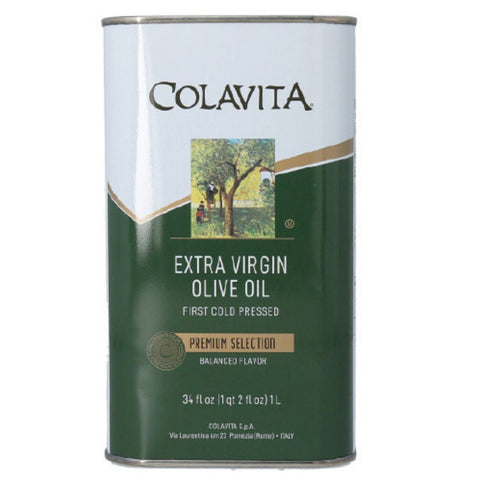 Colavita Olio Extravergine d'Oliva in latta (Extra virgin olive oil tin) 1L