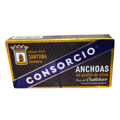 Consorcio Gold Standard Cantabrian Anchovy Fillets in Olive Oil 45g