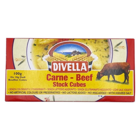 Divella Beef Stock Cubes 100g