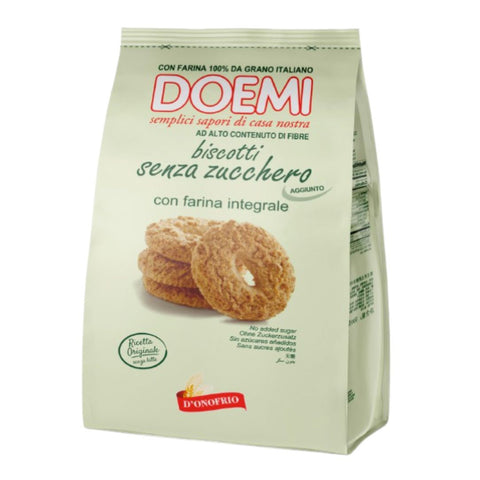 Doemi Biscotti Integrali Senza Zucchero Aggiunto (Sugar-free wholemeal biscuits) 500g