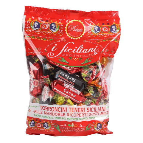Dolgam Torroncini Teneri alle Mandorle Gusti Misti (Mixed soft almond mini nougats) 320g