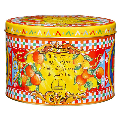 Fiasconaro Dolce & Gabbana Panettone Agrumi e Zafferano di Sicilia (Citrus and saffron) 1kg