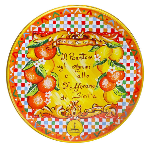 Fiasconaro Dolce & Gabbana Panettone Agrumi e Zafferano di Sicilia (Citrus and saffron) 1kg