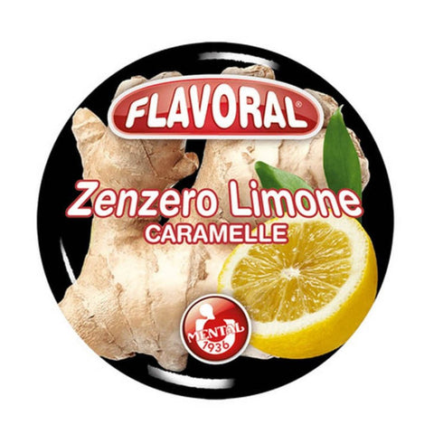 Flavoral Caramelle Zenzero Limone (Ginger lemon lollies) 35g