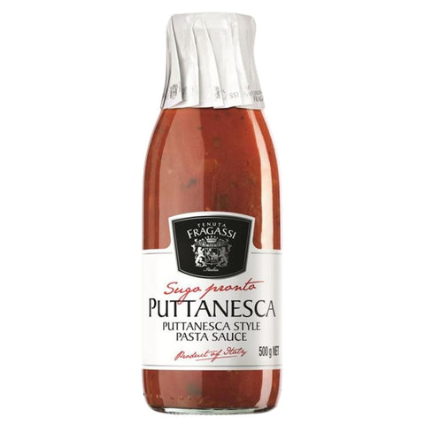 Fragassi Sugo Pronto Puttanesca (Olives and capers pasta sauce) 500g