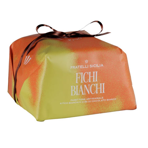 Fratelli Sicilia Panettone Fichi Bianchi (White Figs and white chocolate cubes) 1Kg