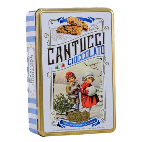 Gadeschi Cantucci Cioccolato Biscuits Winter Tin (Chocolate biscuits) 200g