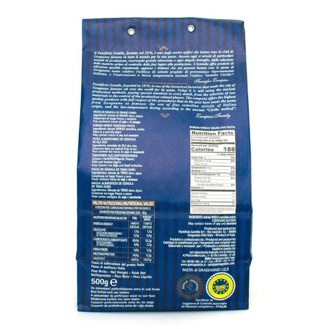 Gentile Mezze Maniche Rigate 500g