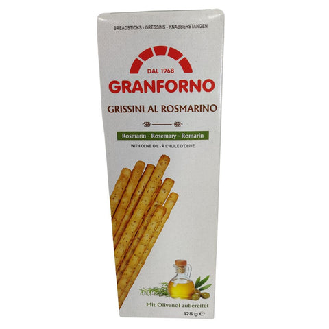 Granforno Grissini al Rosmarino (Breadsticks with rosemary) 125g
