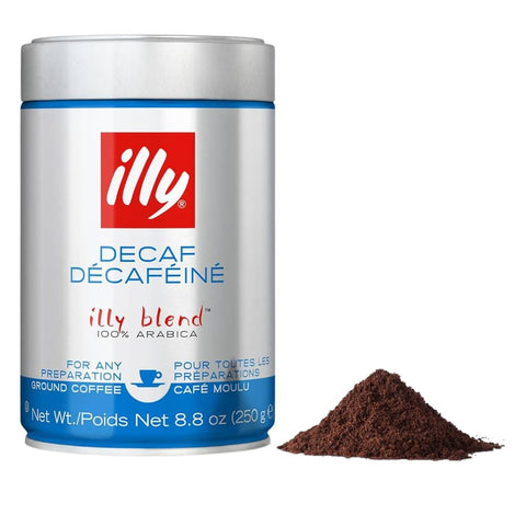 Illy Decaf Ground Coffee Moka 250g