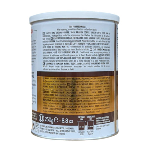 Kimbo Aroma Gold Ground Tin 250g